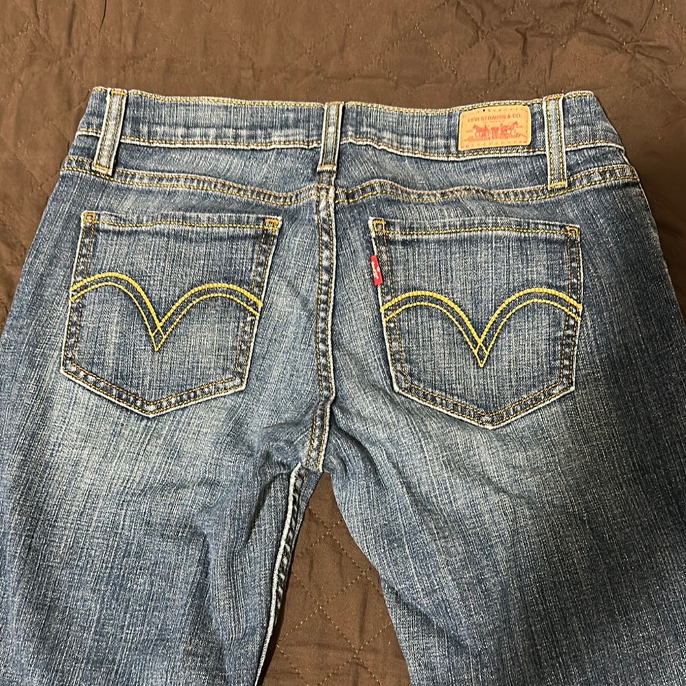 Levis too Super low 524 skinny Jeans